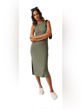 NWT Beyond Yoga Formation Ribbed Tank Dress Sz S